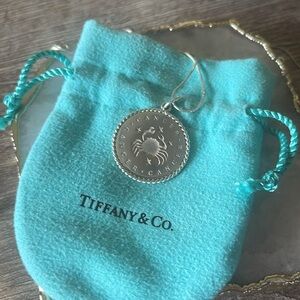 Authentic Tiffany & Co Cancer Zodiac Charm